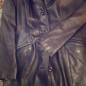 Lord & Taylor leather coat